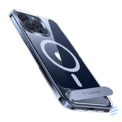 Torras UPRO Pstand Case for iPhone 15 Pro Max (transparent) Protective cases for smartphones