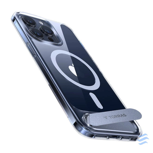 Torras UPRO Pstand Case for iPhone 15 Pro Max (transparent) Protective cases for smartphones