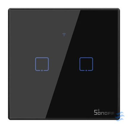 Touch light switch WiFi + RF 433 Sonoff T3 EU TX (2 channel) Switches