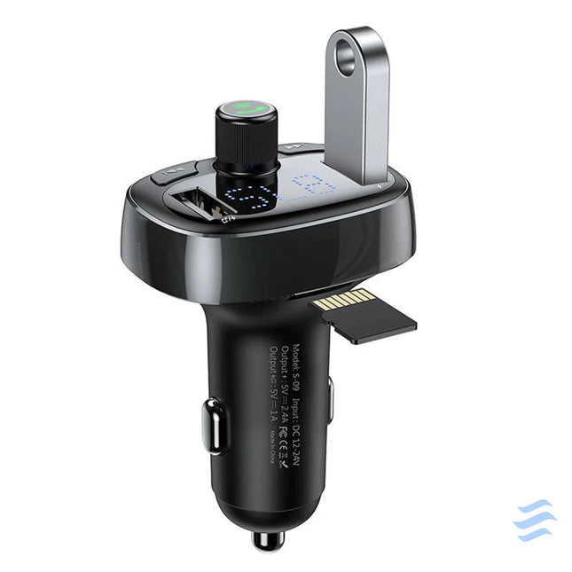 Transmitter FM Baseus T typed S 09 Bluetooth (black) Car transmitters