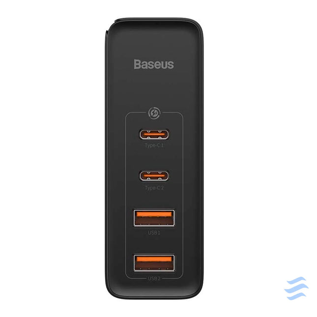 Travel Charger Baseus GaN2 Pro Quick 2x USB + 2x USB C 100W EU (Black) mains chargers