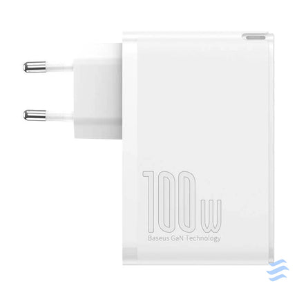 Travel Charger Baseus GaN2 Pro Quick 2x USB + 2x USB C 100W EU (white) mains chargers