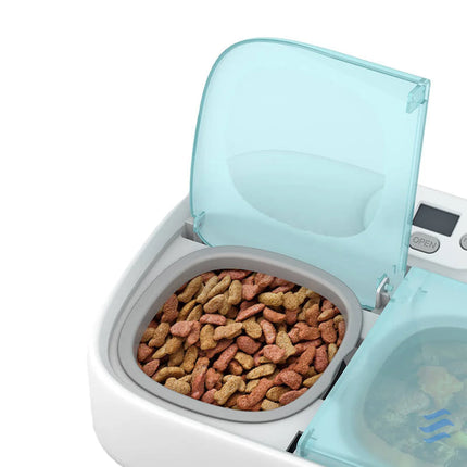 Two Meal Feeder Smart Bowl with Cooling Petoneer Bowls