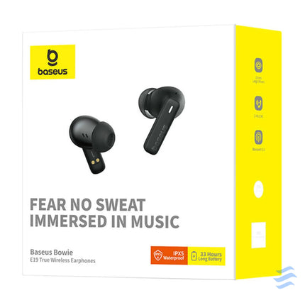 TWS Baseus Bowie E19 Headphones (black) TWS