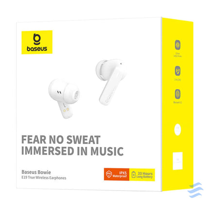 TWS Baseus Bowie E19 Headphones (white) TWS