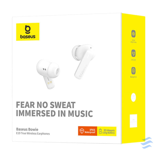 TWS Baseus Bowie E19 Headphones (white) TWS