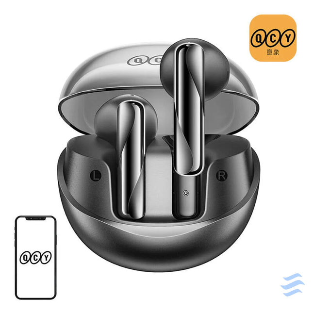 TWS QCY AilyBuds Clear T32 Headphones (black) TWS