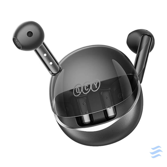 TWS QCY AilyBuds Clear T32 Headphones (black) TWS
