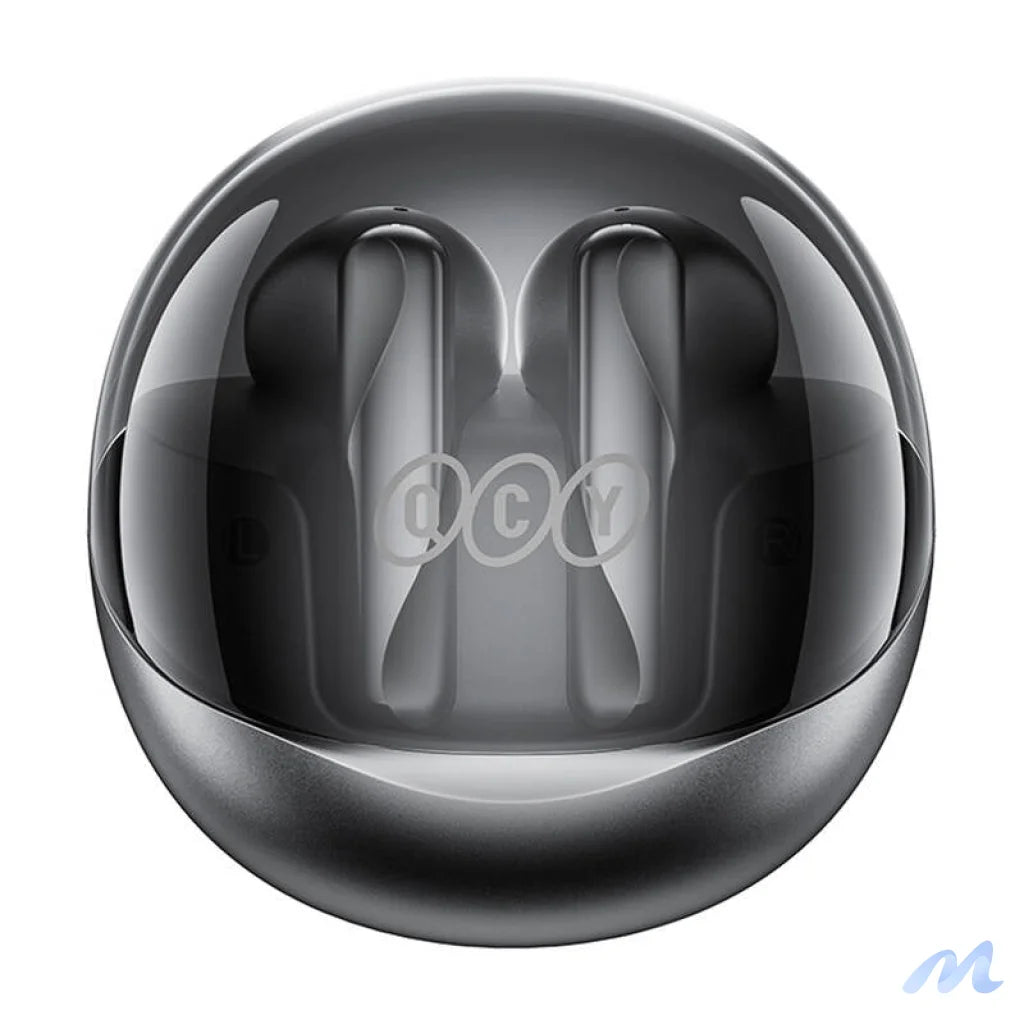 TWS QCY AilyBuds Clear T32 Headphones (black)