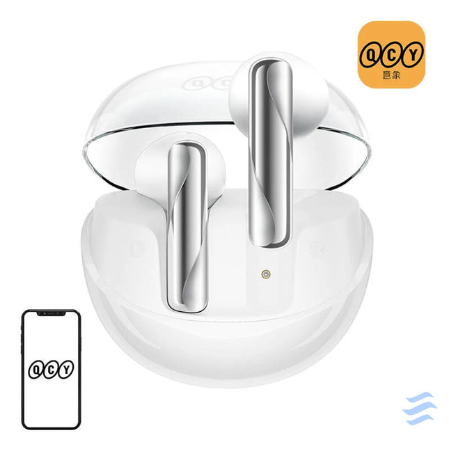 TWS QCY AilyBuds Clear T32 Headphones (white) TWS