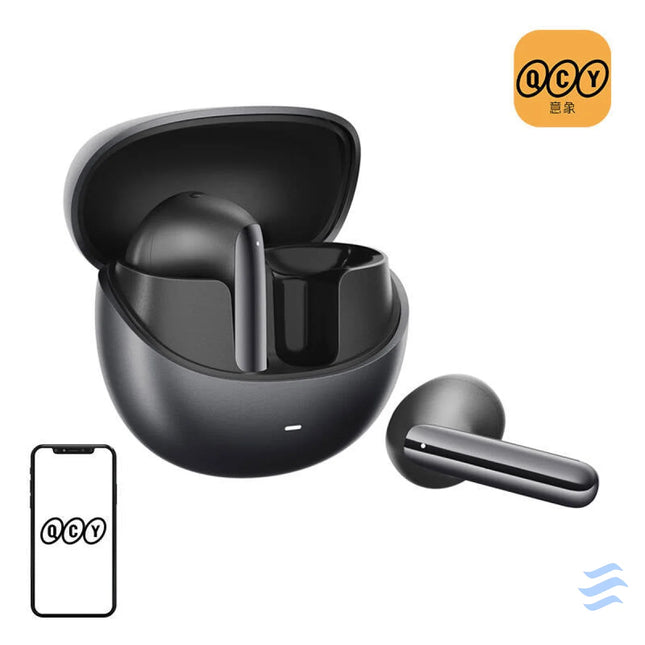TWS QCY AilyBuds Pro HT10 Headphones ANC (black) TWS