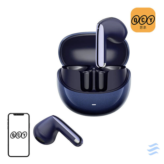 TWS QCY AilyBuds Pro + HT10 Pro Headphones ANC (blue) TWS