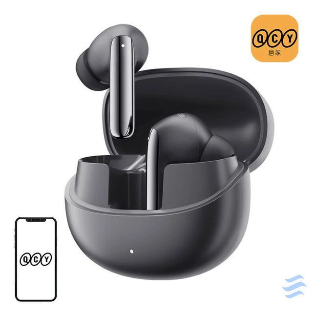 TWS QCY MeloBuds Pro HT08 Headphones ANC (black) TWS