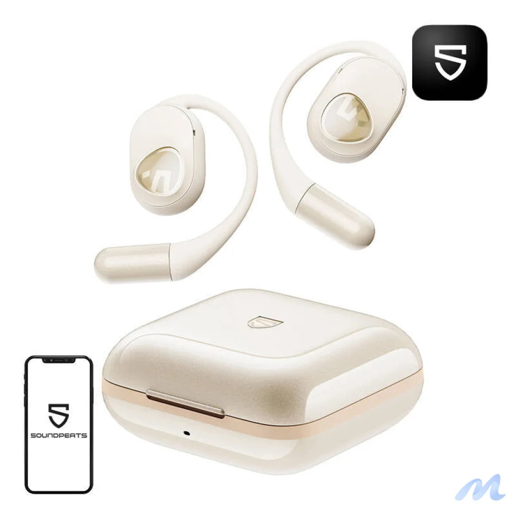 TWS Soundpeats GoFree2+ headphones (white)