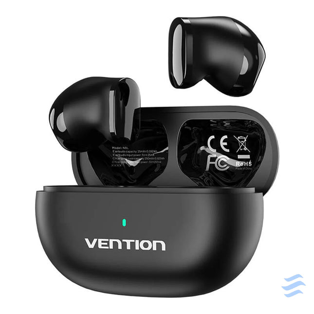 TWS Vention NBLB0 Earbuds T12 Wireless Headphones (black) TWS