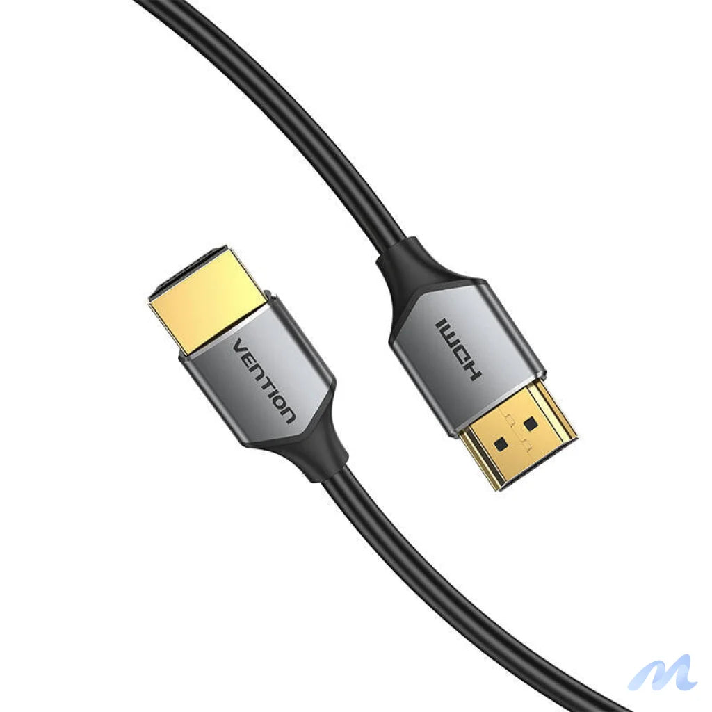 Ultra Thin HDMI Cable Vention ALEHD 0.5m 4K 60Hz (Gray)