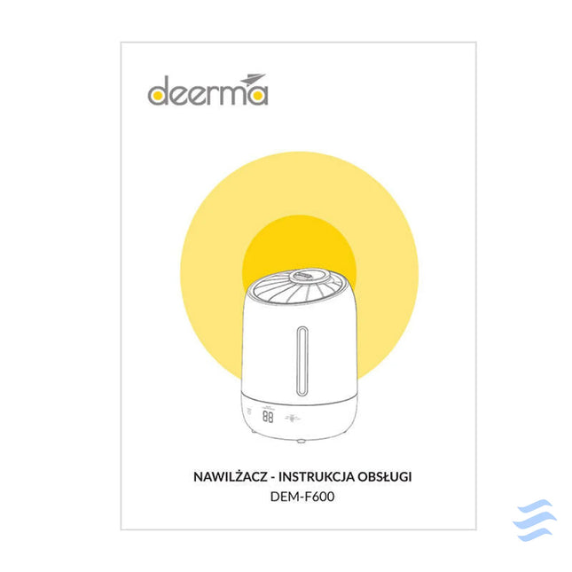 Ultrasonic humidifier Deerma F600 black Humidifiers