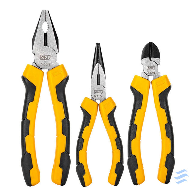 Universal pliers set Deli Tools EDL2008 3 3 pcs Pliers