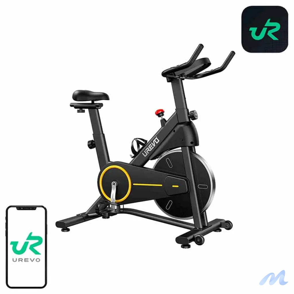 UREVO T1 exercise bike (black and yellow)