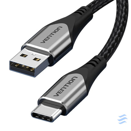 USB 2.0 A to USB C 3A cable 0.5m Vention CODHD gray USB to USB C