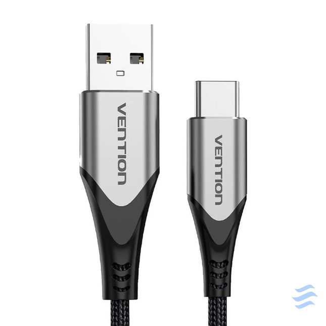 USB 2.0 A to USB C 3A cable 0.5m Vention CODHD gray USB to USB C