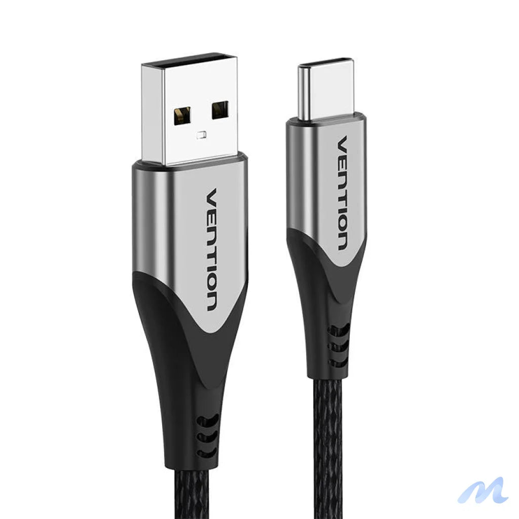 USB 2.0 A to USB-C 3A cable 0.5m Vention CODHD gray