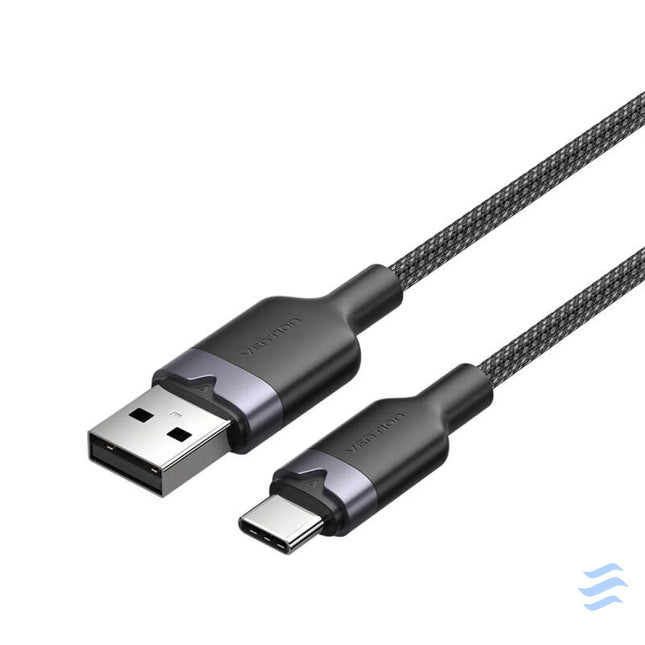 USB 2.0 A to USB C 3A cable Vention CTNBH 2M (black) USB cables
