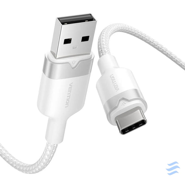USB 2.0 A to USB C 3A cable Vention CTNWH 2M (white) USB cables