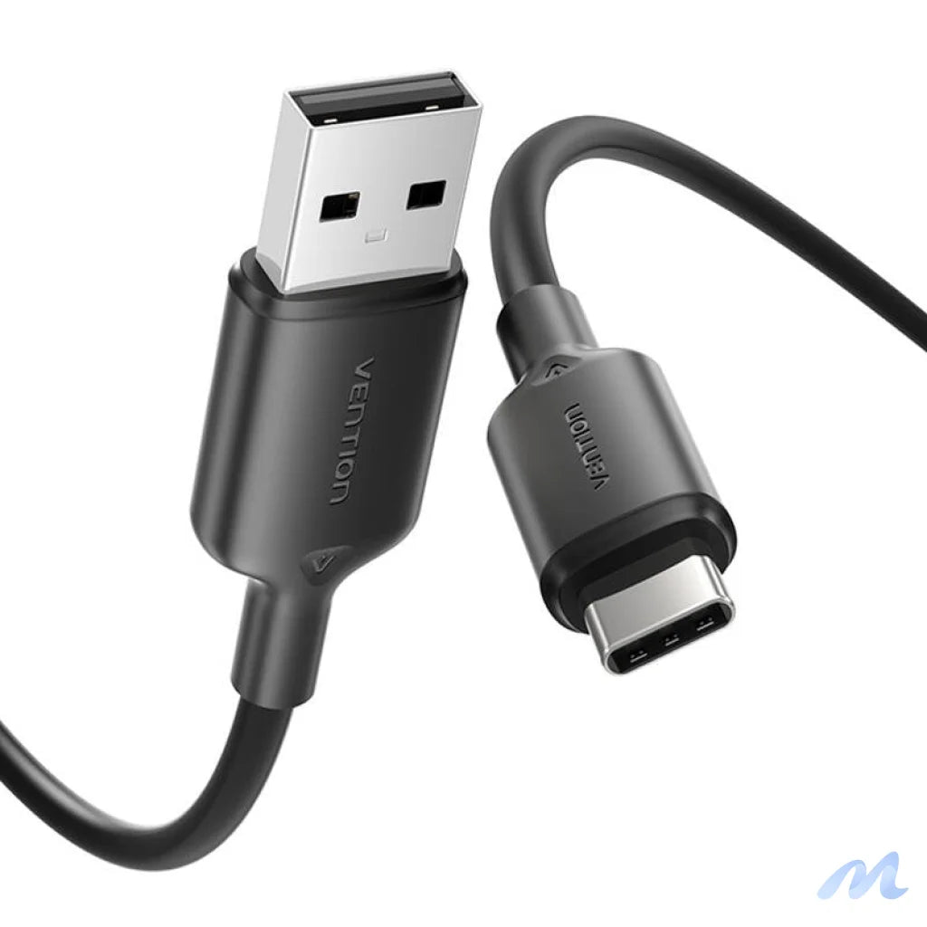 USB 2.0 A to USB-C 3A cable Vention CTQBF 1M (black)