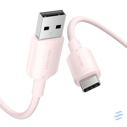 USB 2.0 A to USB C 3A cable Vention CTQPH 2M (pink) USB cables