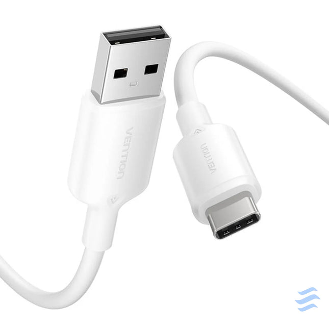 USB 2.0 A to USB C 3A cable Vention CTQWH 2M (white) USB cables