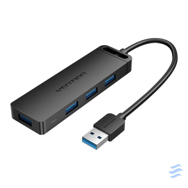 USB 3.0 4 Port Hub Vention CHLBF 1m Black Hubs