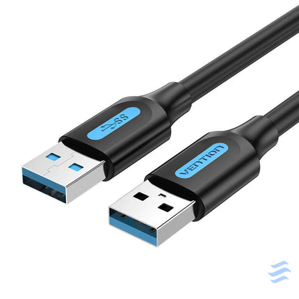 USB 3.0 cable Vention CONBH 2A 2m Black PVC USB cables