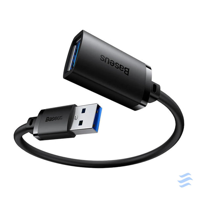 USB 3.0 Extension cable Baseus male to female AirJoy Series 2m (black) USB cables