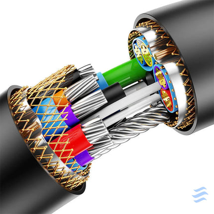 USB 3.0 Extension cable Baseus male to female AirJoy Series 2m (black) USB cables