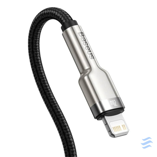 USB C cable for Lightning Baseus Cafule PD 20W 0,25m (black) USB C to Lightning