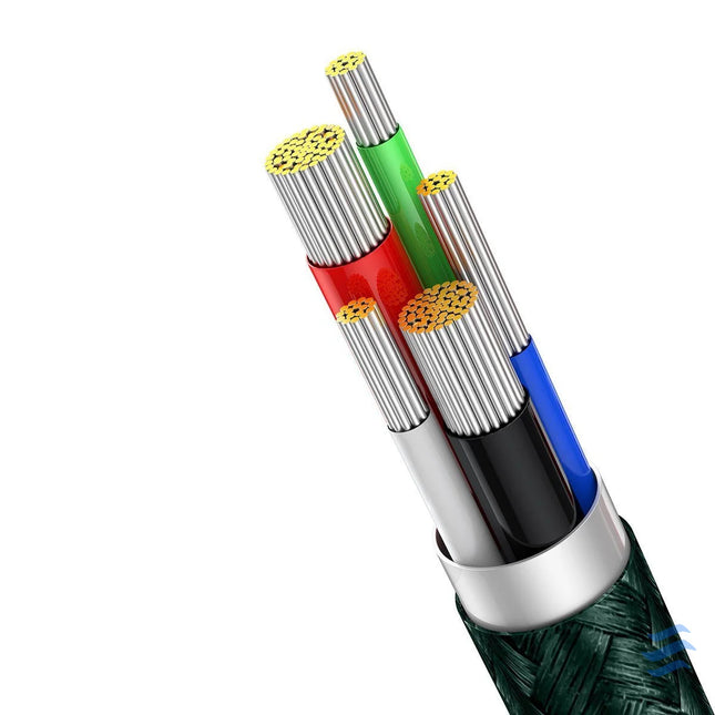 USB C cable for Lightning Baseus Display PD 20W 2m (green) USB C to Lightning