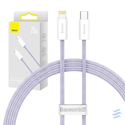 USB C cable for Lightning Baseus Dynamic 2 Series 20W 1m (purple) USB C to Lightning
