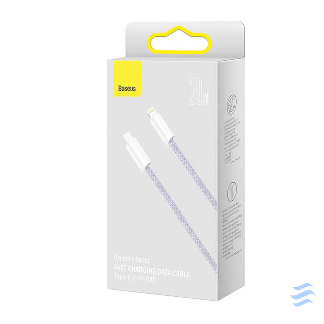 USB C cable for Lightning Baseus Dynamic Series 20W 2m (purple) USB C to Lightning