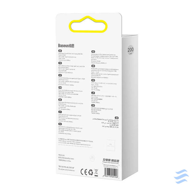 USB C cable for Lightning Baseus Dynamic Series 20W 2m (white) USB C to Lightning