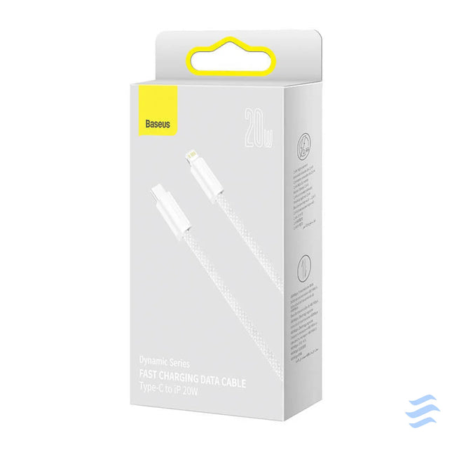 USB C cable for Lightning Baseus Dynamic Series 20W 2m (white) USB C to Lightning