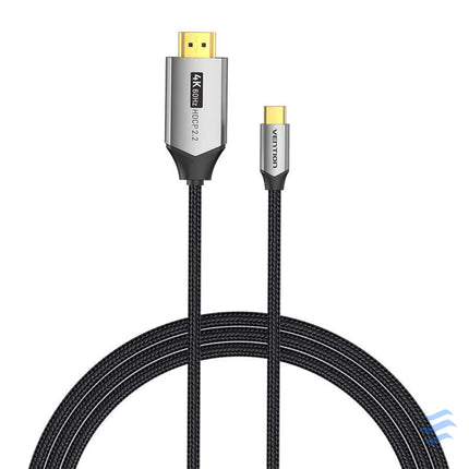 USB C do HDMI 2.0 Cable Vention CRBBG 1,5m 4K 60Hz (black) Video cables