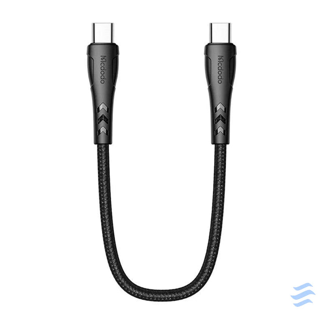 USB C to USB C cable Mcdodo CA 7640 PD 60W 0.2m (black) USB C to USB C