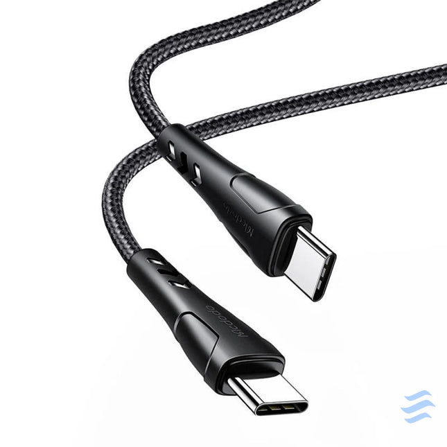 USB C to USB C cable Mcdodo CA 7640 PD 60W 0.2m (black) USB C to USB C