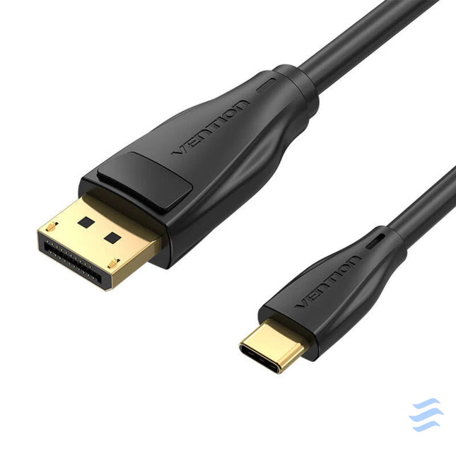USB C to DisplayPort 1.4 Cable Vention CGYBH 2m 8K 60Hz/4K 120Hz (black) Video cables