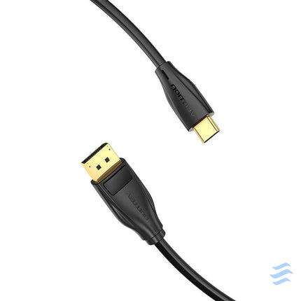 USB C to DisplayPort 1.4 Cable Vention CGYBH 2m 8K 60Hz/4K 120Hz (black) Video cables
