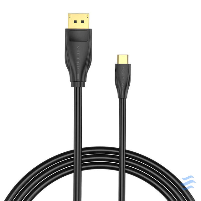 USB C to DisplayPort 1.4 Cable Vention CGYBH 2m 8K 60Hz/4K 120Hz (black) Video cables
