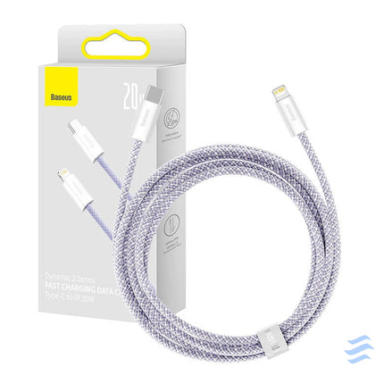 USB C to Lightning cable Baseus Dynamic 2 Series 20W 2m (purple) USB C to Lightning