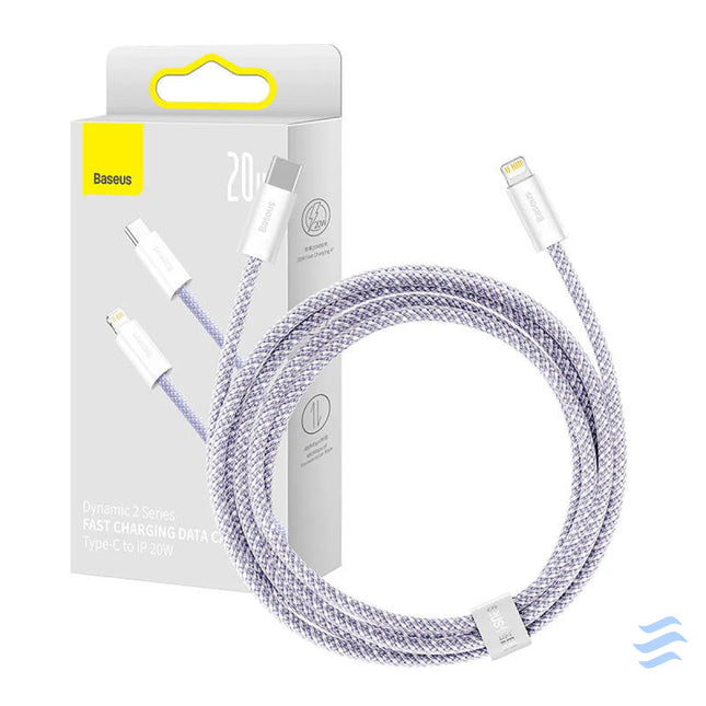 USB C to Lightning cable Baseus Dynamic 2 Series 20W 2m (purple) USB C to Lightning
