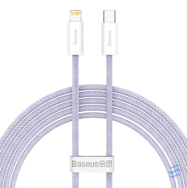 USB C to Lightning cable Baseus Dynamic 2 Series 20W 2m (purple) USB C to Lightning